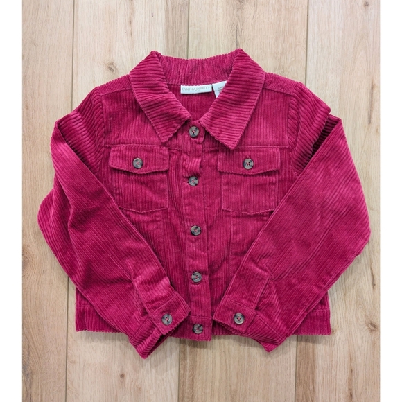 Cynthia Rowley Other - Cynthia Rowley Corduroy Pink Jacket